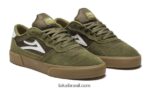 cambridge camurça verde-oliva 48880R71 Lakai
