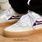 cambridge couro branco/bordô 48880R64 Lakai