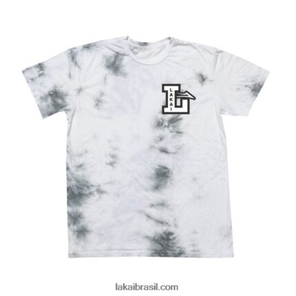 camiseta do letterman tintura de gravata cinza 48880R159 Lakai