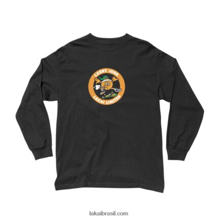 camiseta larry june skate club ls preto 48880R328 Lakai