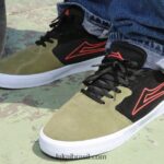 cardiff camurça verde-oliva/preta 48880R2 Lakai