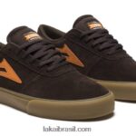 Manchester camurça chocolate/goma 48880R91 Lakai