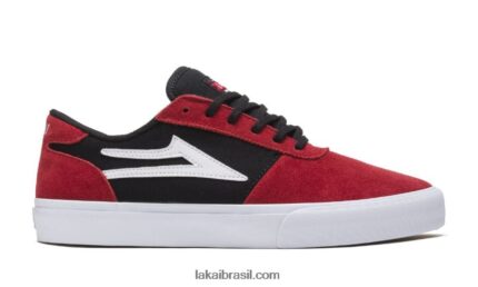 sapatos de skate manchester vermelho 48880R295 Lakai