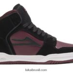 sapatos de skate telford preto 48880R261 Lakai