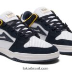 telford baixo camurça azul marinho/branca 48880R46 Lakai