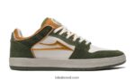 tênis de skate baixo nathaniel russell telford verde 48880R276 Lakai